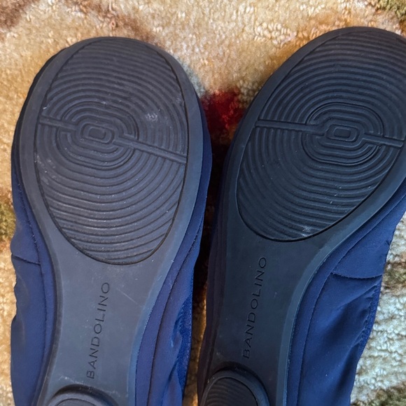 Bandolino Navy Flats with Metal Detail - Picture 7 of 8